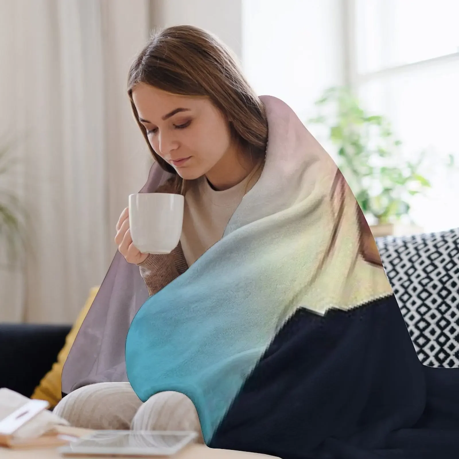 إيما واتسون رمي بطانية لبطانيات الأريكة الزخرفية أرائك الديكور بطانيات الشعر لبطانيات الأرائك