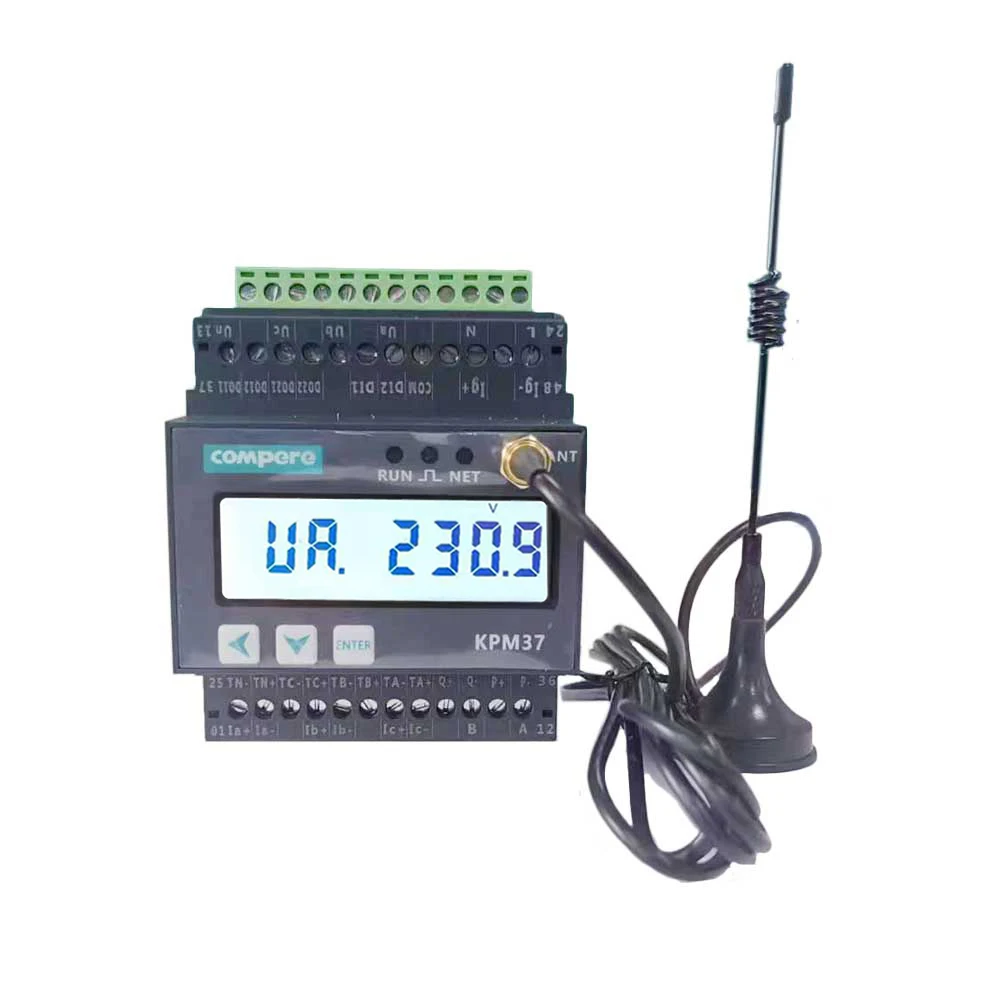 Meter Energi 4G 660V Bi-direction Din Rail Power Analyzer Meter Energi Meter Kualitas Daya