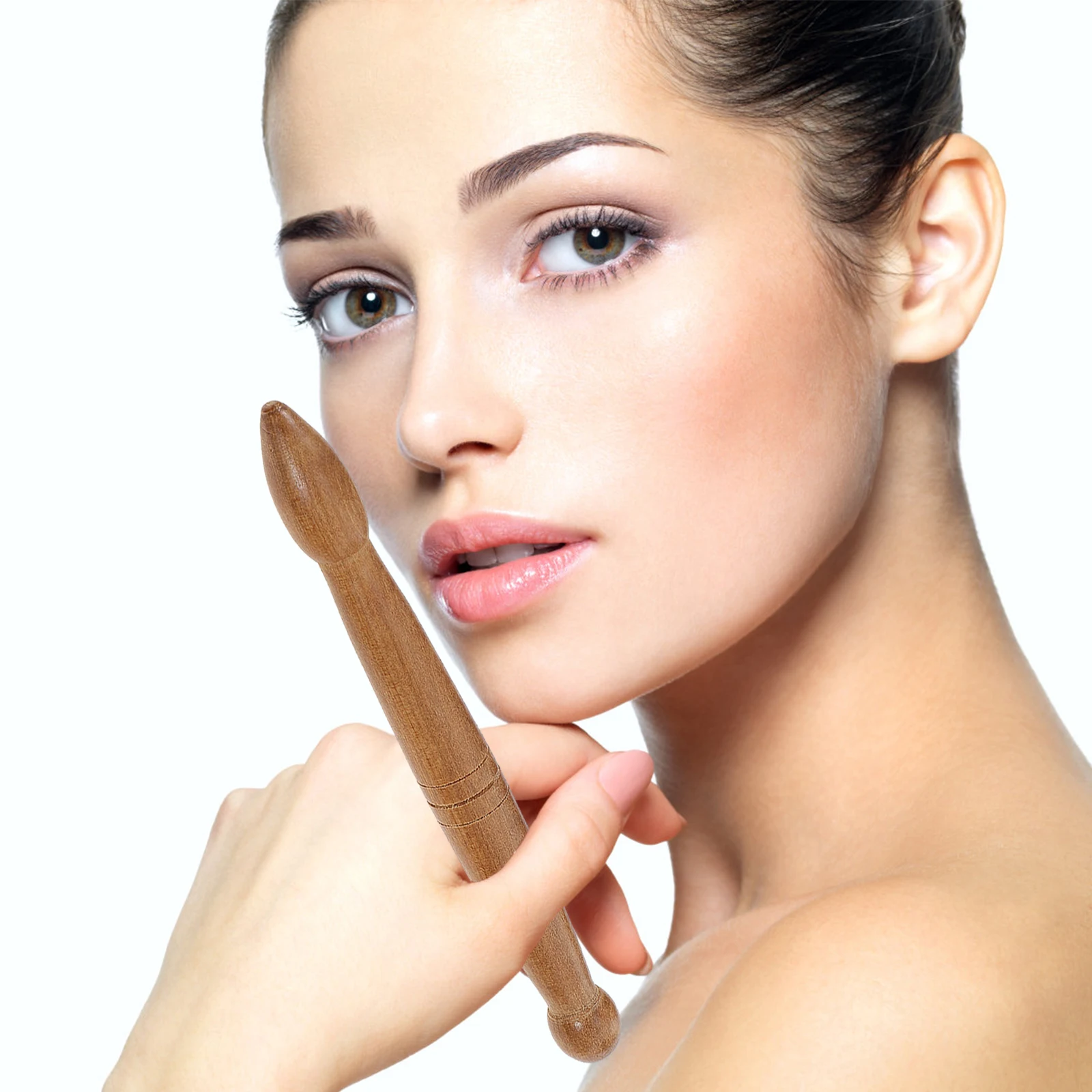 

Набор из 3 массажных роликов из натурального дерева: комфортный, гипоаллергенный, для домашнего использования, для точечного массажа стоп и спины