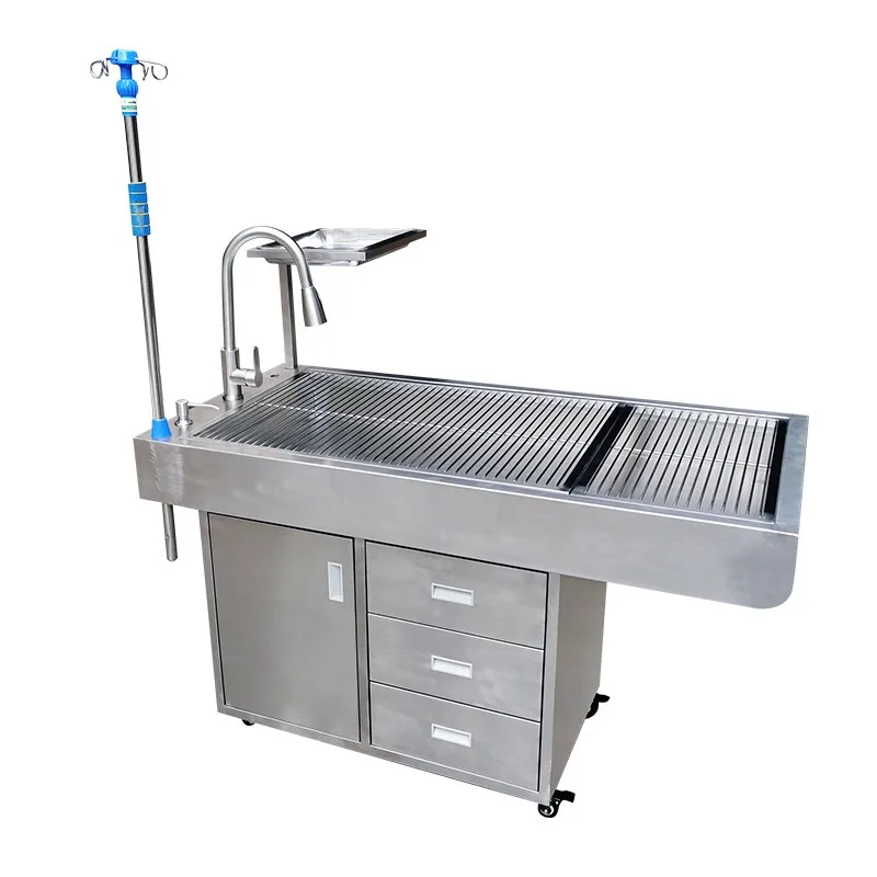 Animal disposal table Dog teeth cleaning Stainless steel dissection Cat cleaning Beauty table Pet table