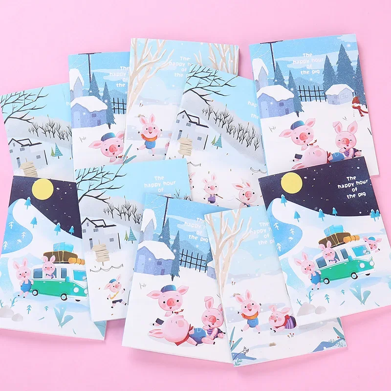 Notebooks Writing Pads Memo Pad Kawaii Pet Text Graffiti Student Message Notes Educational Supplies Tool Style Randomly Sent