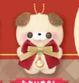 red bow dog