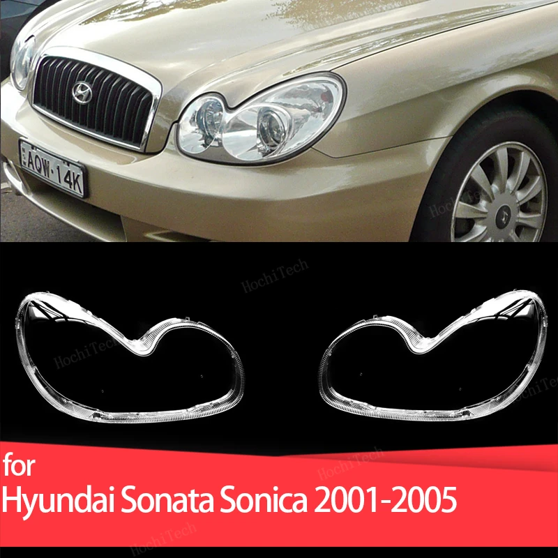 

Front Headlamp Cover Headlight Shell Transparent Lampshade Lens For Hyundai Sonata Sonica EF-B facelift 01-05