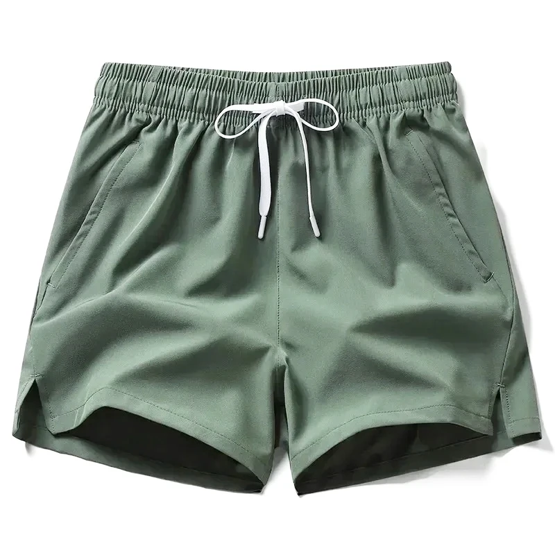 Men's Summer Sports Running Shorts Swim Trunks Quick Dry Shorts Breathable Drawstring With Pockets For Surfing Beach