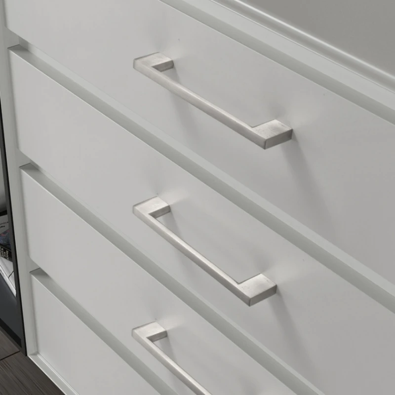 أدراج الأجهزة النمط الأمريكي لونين الأثاث خزانة جدار سحب #3