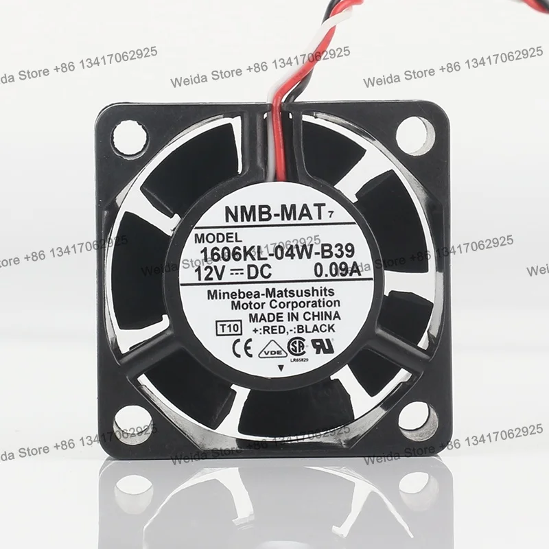 

Новый оригинальный вентилятор охлаждения NMB 5V 24V 48V DC12V 0.09A AC EC 4015 40X40X15MM 4CM с двойным шарикоподшипником для серверов, трехпроводной, 1606KL-04W-B39