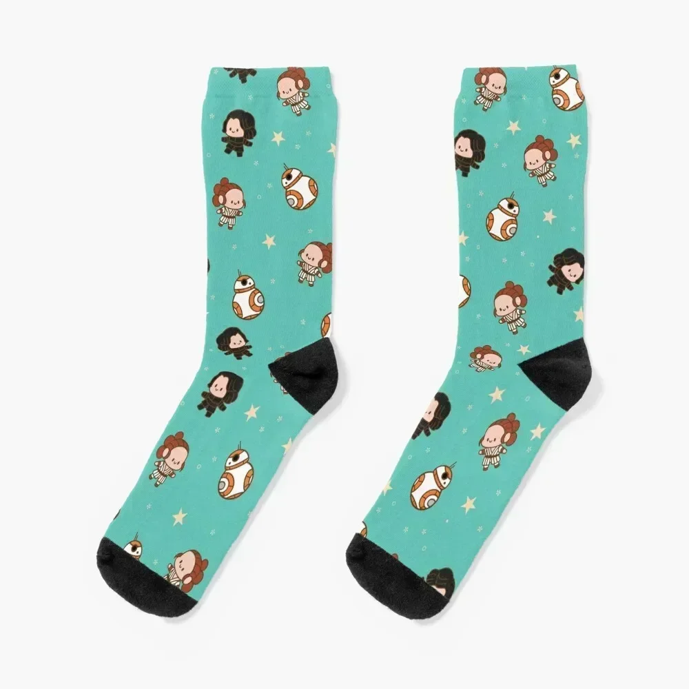 

Reylo Adventure - Green Socks halloween cool winter thermal Socks Women's Men's
