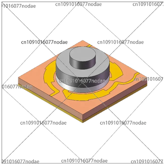 C~Ku-band 6.0~18.0 GHz Microwave Ferrite Broadband Microstrip Single Circulator