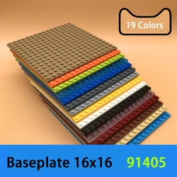 4/2pcs DIY Building Blocks 16X16 Dots Baseplates Bricks Educational Construction Children Toy Compatible With Brand 91405