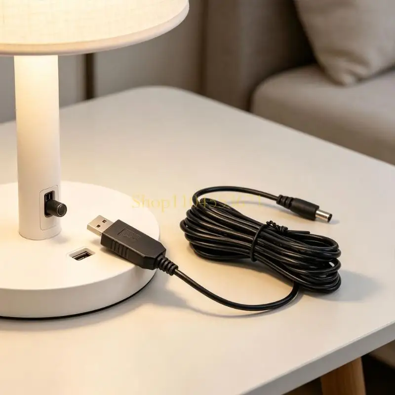 Best Seller Center-Positive 1.5V Power Converter Cable with USB-A Input and Male Output