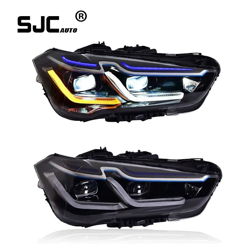 

SJC Auto Head Lamp for X1 F48 LED Headlight 2016-2019 Headlights DRL Turn Signal High Beam Angel Eye Projector Lens