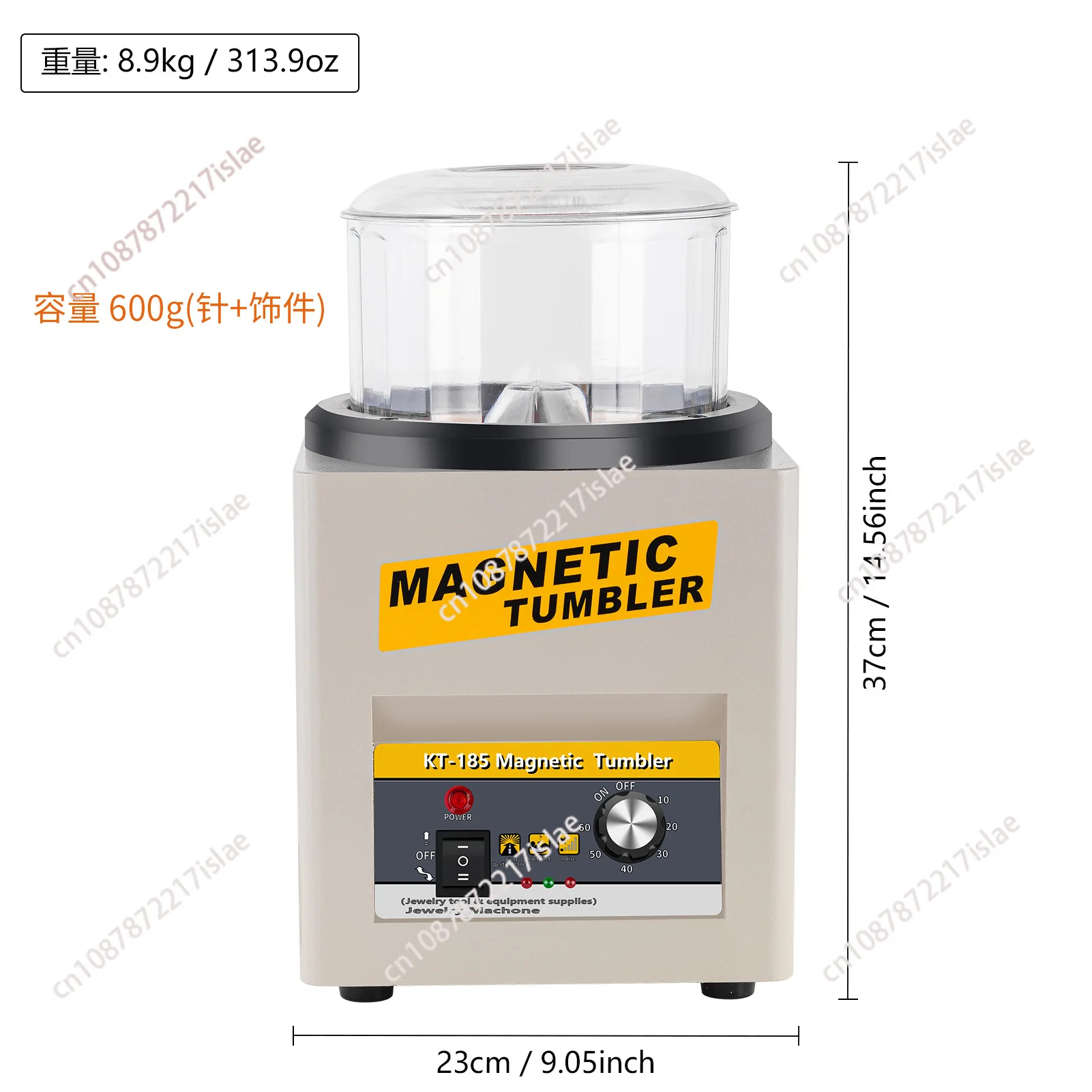 Manufacturer!!! KD/KT-185 Magnetic Tumbler Jewelry Polisher Finisher Finishing Machine, Magnetic Polishing Machine AC 110V/220V