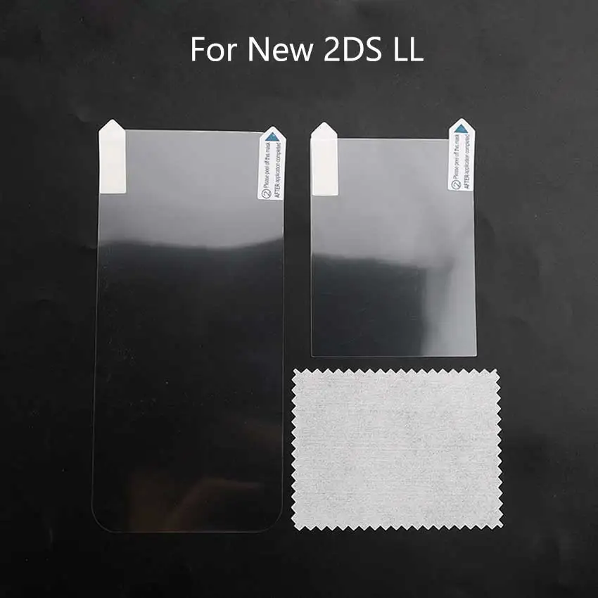 YuXi LCD Screen Protective Film For NDS NDSL NDSi XL LL Top Bottom Protector Skin Cover for New 2DS 3DS XL LL