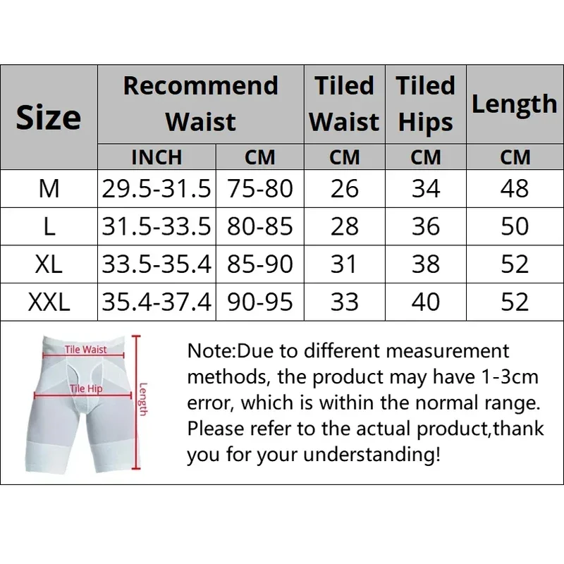 Men Body Shaper Tummy Control Compression Shorts Belly Slim Shapewear Abdomen Reducer Panties Fitness Boxer Pants Underwear