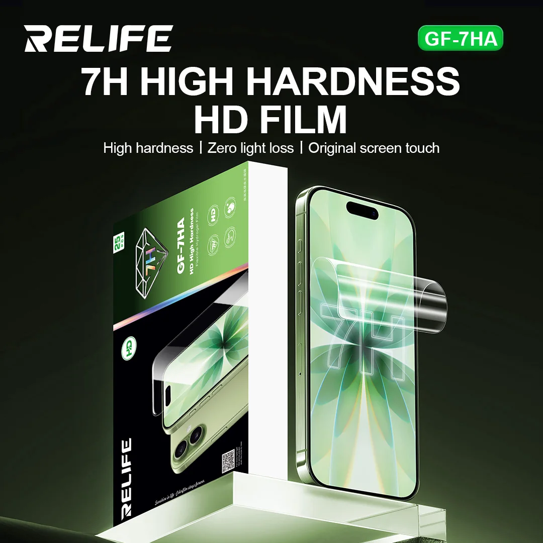 

RELIFE GF-7HA Защитная гидрогелевая пленка высокой четкости и твердости, без потерь света, оригинальная, с поддержкой сенсорного управления, для устройств до 7 дюймов