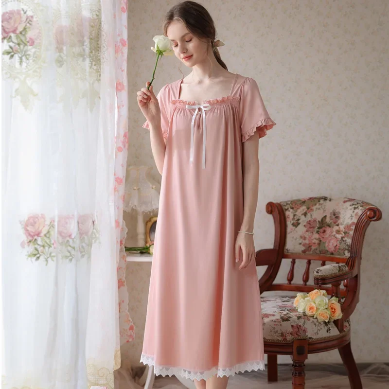 Nightgowns Women's Clothing Homewear Summer Thin New Sexy Sweet Elegant Comfortable Casual Breathable Simple Stylish Versatile