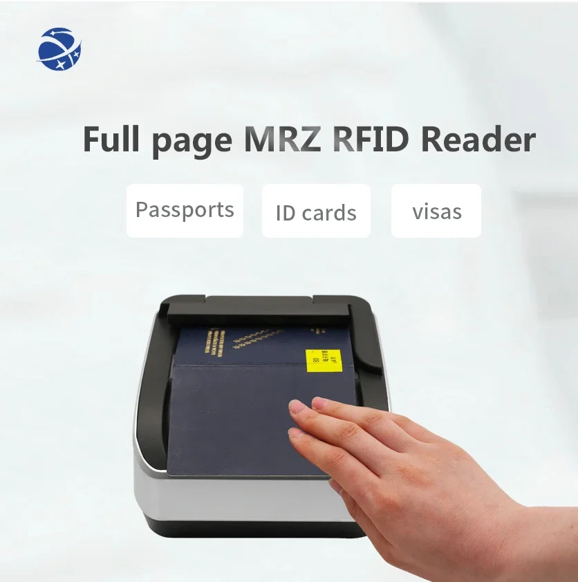 Sinosecu OCR MRZ barcode passport scanner reader optical id card reader hotel  reader