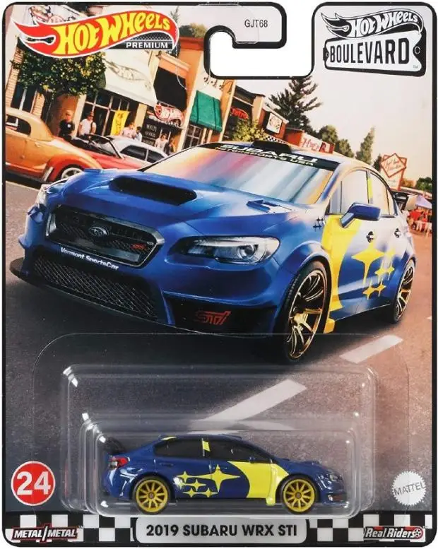 Original Hot Wheels Premium Car Boulevard Dircast 1/64 Voiture VOLKSWAGEN SUBARU CHEVY BUICK Boy Toys for Children Birthday Gift