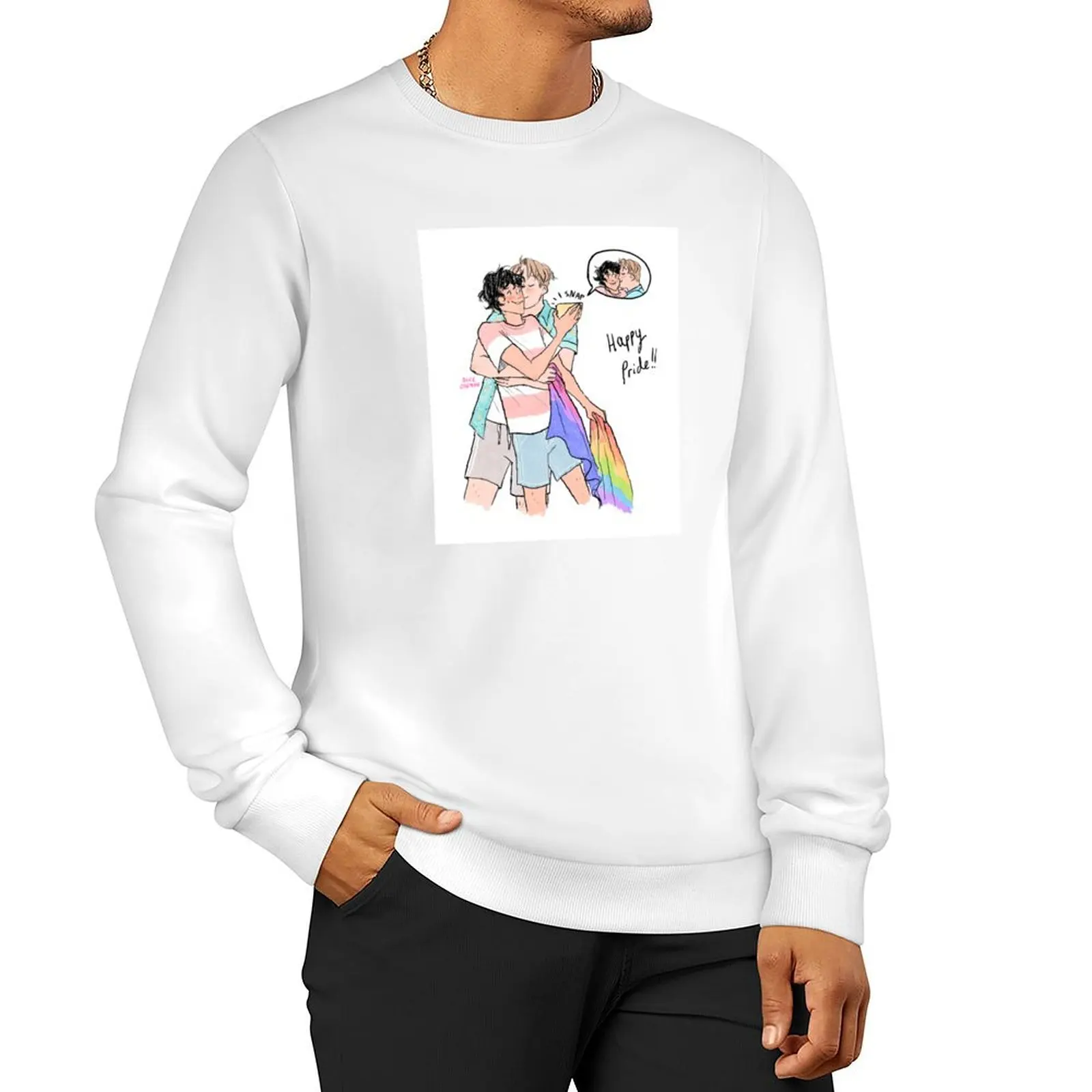 

Happy Pride Sweatshirt men clothing sweatshirt for men