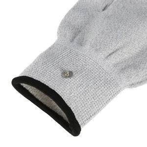 Luvas de eletrodo para máquina dezenas, luvas condutoras, luvas de massagem, terapia manual, eletroterapia, 1 par 12 principais vendas luva massageador - №2