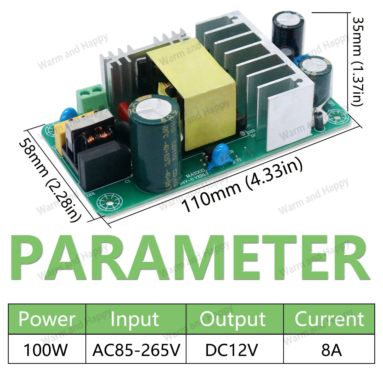 LED照明ドライバーライトトランス、ハイエンド電源、dc12v、0.5a、1a、2a、8a、6w、12w、24w、100w