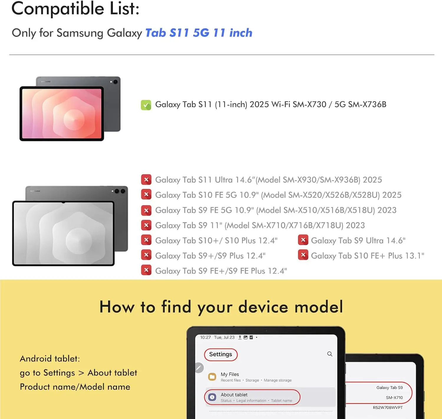 Keyboard For Samsung Galaxy Tab S11 2025 11 Inch SM-X736B SM-X730 Detachable Keyboard With Leather Case For Samsung Tab S11 5G