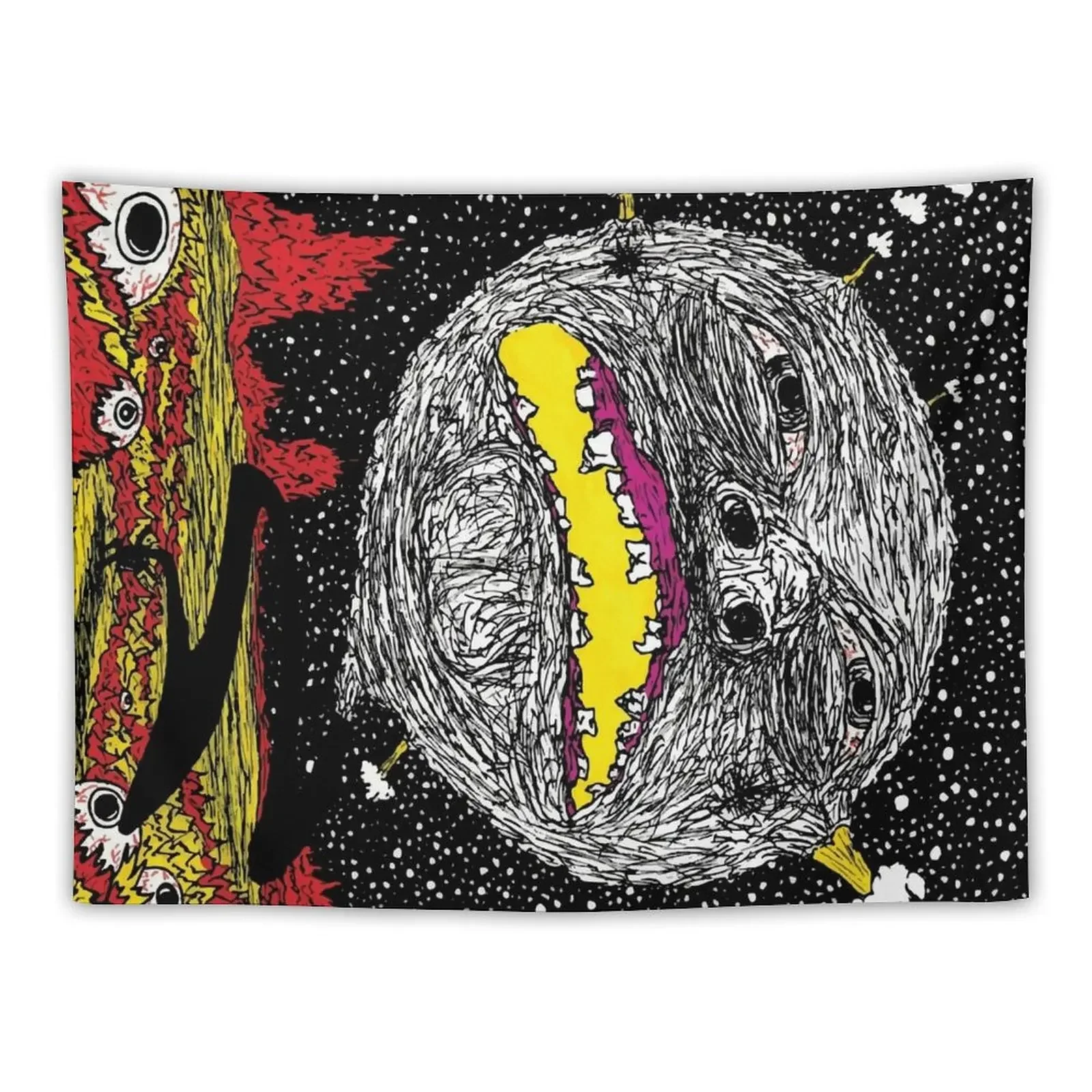 Moon Man Tapestry Decoration Aesthetic Kawaii Room Decor House Decoration Aesthetics For Room Tapestry