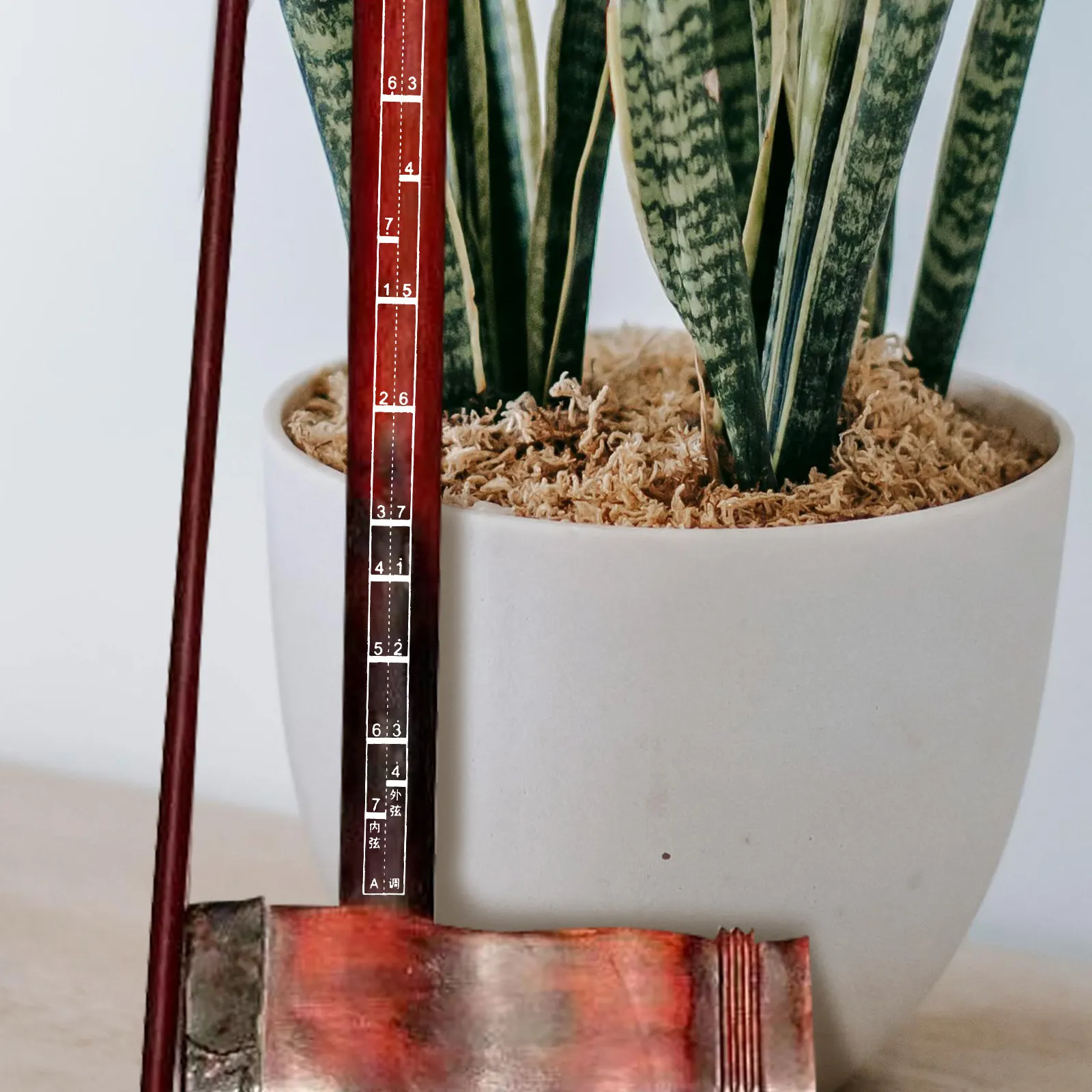 4Sheets Erhu Scale Instruction Stickers Professional Fretboard Decals No Glue Residue Enhanced Accuracy Erhu Practicing