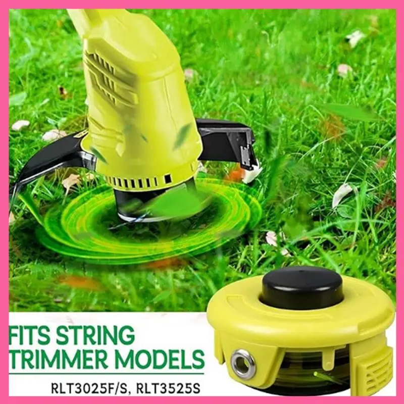 ABNM Trimmer Spool For Ryobi Rlt3025f RAC119 Mowing Rope,RAC118 Cover And Spring