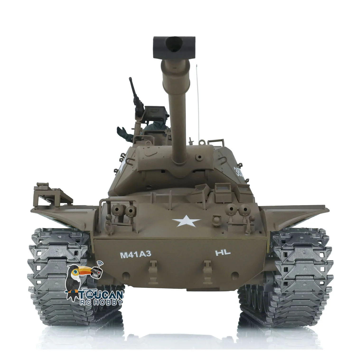 1/16 RTR Metal Henglong 7.0 Customized Walker Bulldog 3839 RC Tank Tracks Wheels Remote Control Model with USB Universal Charger for Hobbyist - view 5