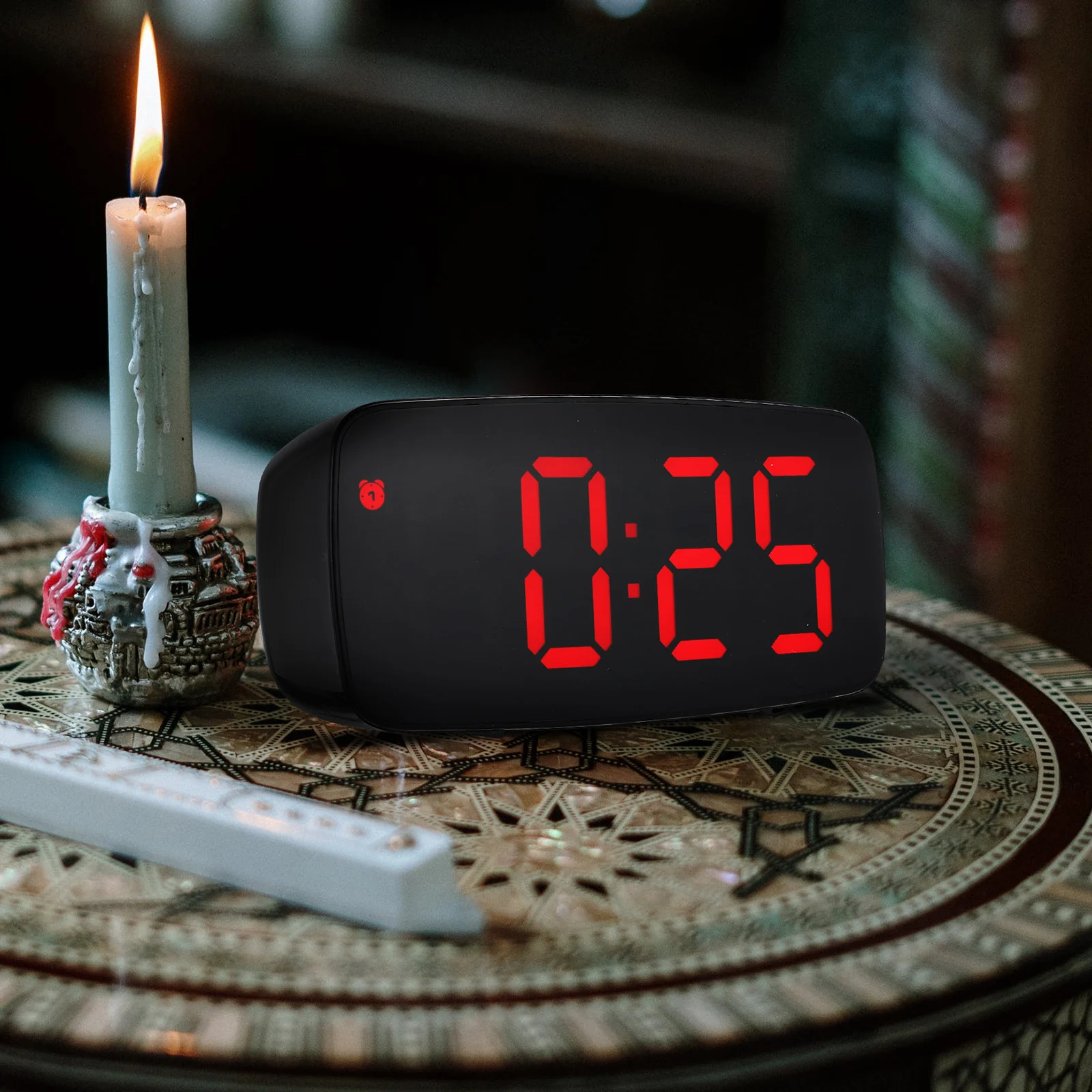 

Digital Alarm Simple Led Electronic Desktop Clock Large Display Easy Read Bedroom Alarm Clock Home Office Decor Gift