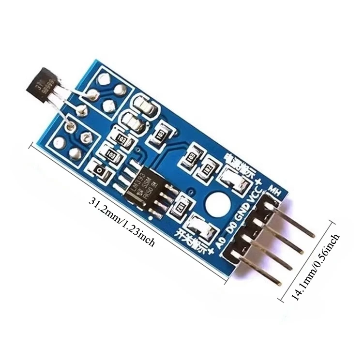 

8pcs 3144E Hall Sensor Module Speed Measurement Counting Switch for Arduino Motor Encoder RPM Detection