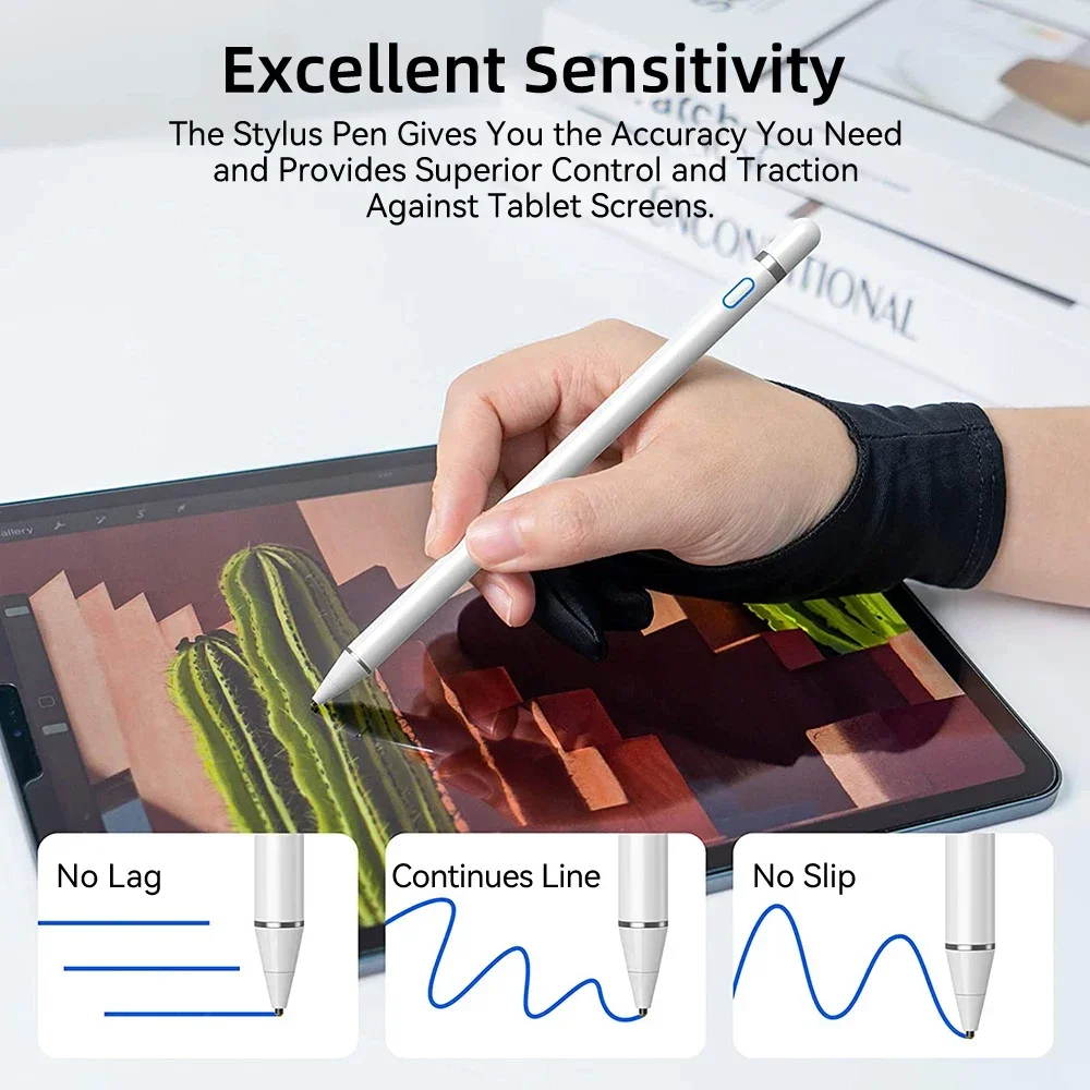 

Для iPad Pencil Stylus Pen для Apple Pencil Touch Pen Для телефона iPad Pro Samsung Huawei Xiaomi Pencil Tablet Mobile IOS Android