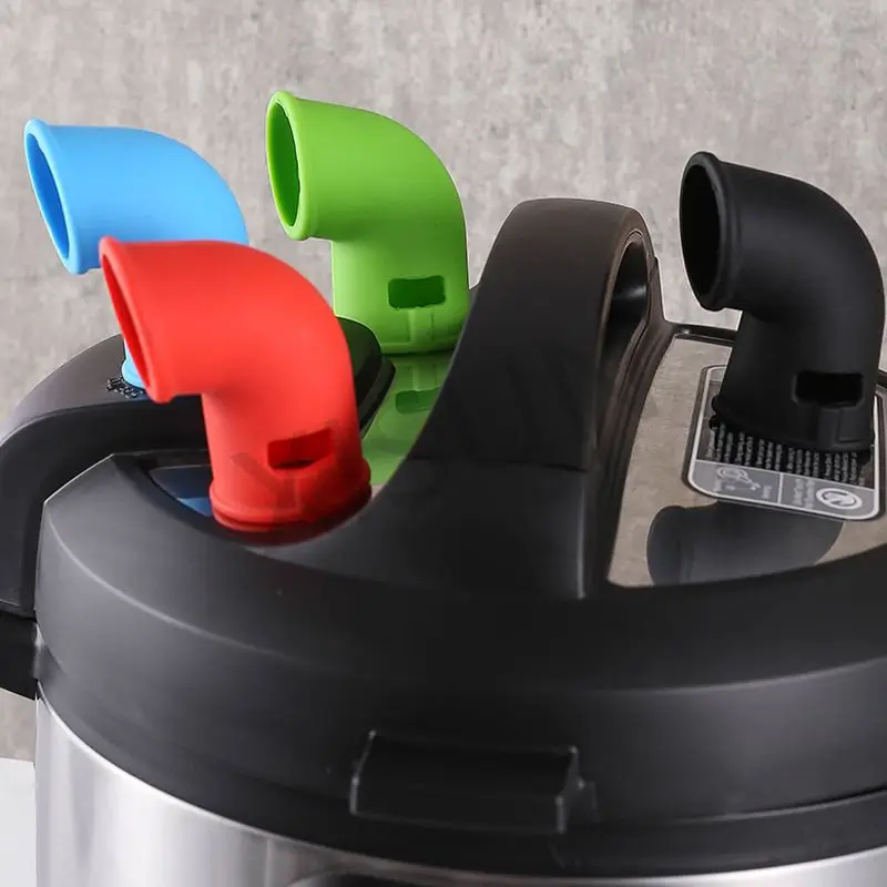 Kitchen accessory compatible Pot silicone steam spliter pressure cooker accessories silicone steam diverter