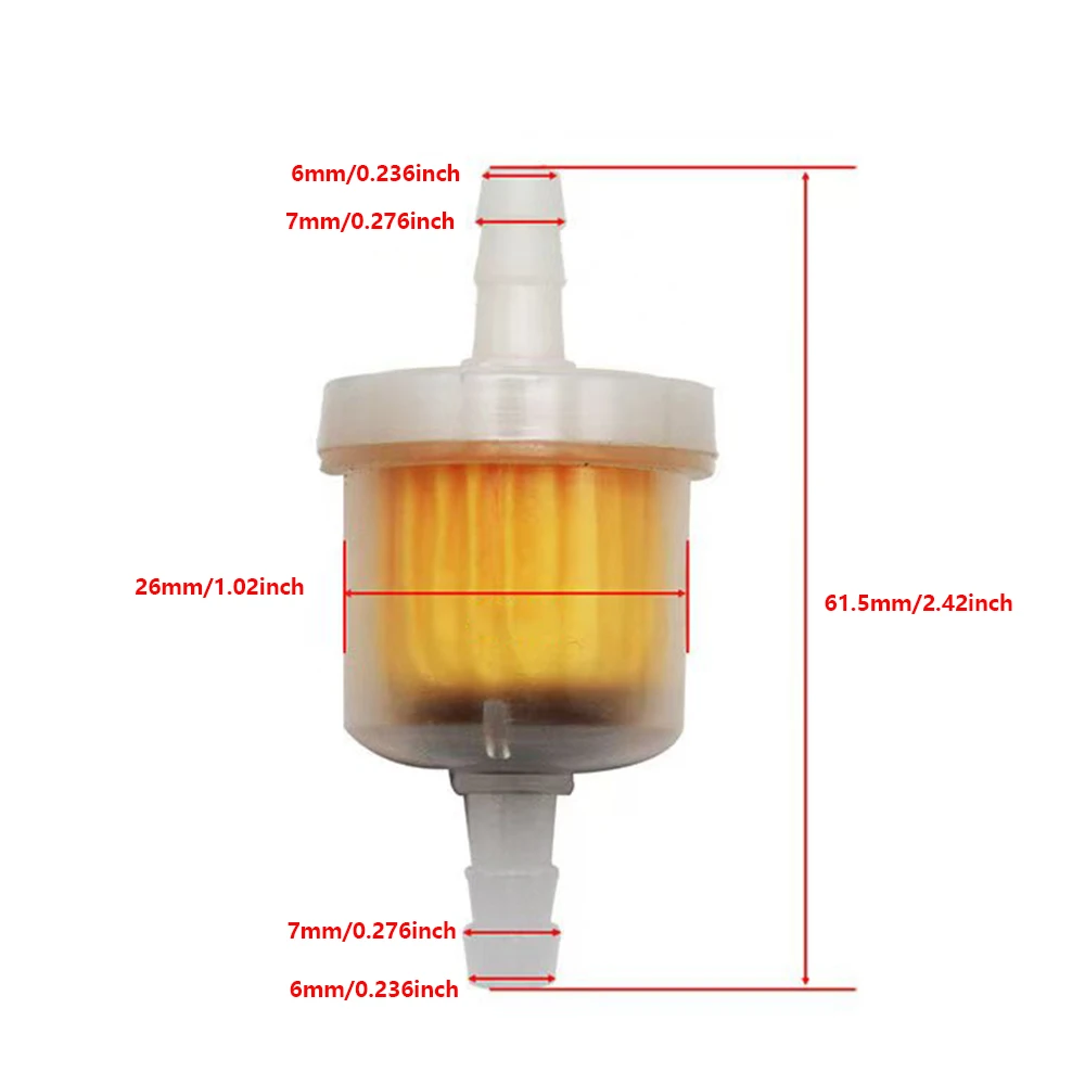 مرشحات وقود الغاز العالمية للدراجات النارية وأنابيب الوقود لـ simson mini Moto Pitbike piaggio zipyamaha jog suzuki ltz 400 vespa px