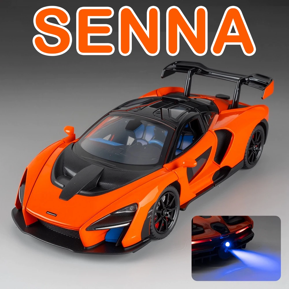 1-24-セナ-ランボルギーニ-レヴルート-合金製モデル玩具-ダイキャストカー-ドア開閉-サウンドライト-プルバック式-前輪ステアリング-車-フレンドギフト