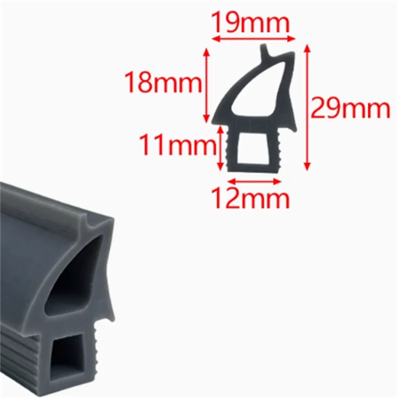 2 meters Low and high temperature resistant silicone strip, oven oven, steamer, door edge strip, silicone rubber sealing strip