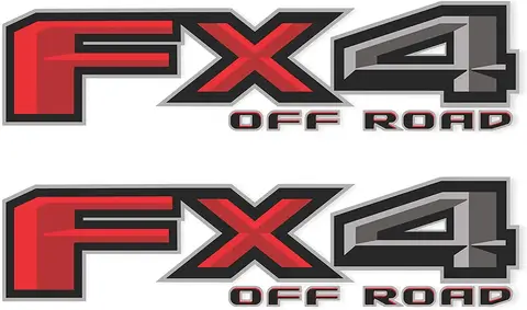 2x Car Stickers for FX4 OFF ROAD F150 Bedside F Truck Super Duty F250 F350 F450 2015-2018 decal auto appliques