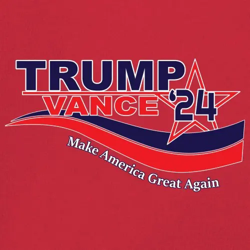 女性用長袖Tシャツ,アメリカを再び素晴らしいものにする,Trump vance 2024,vp maga