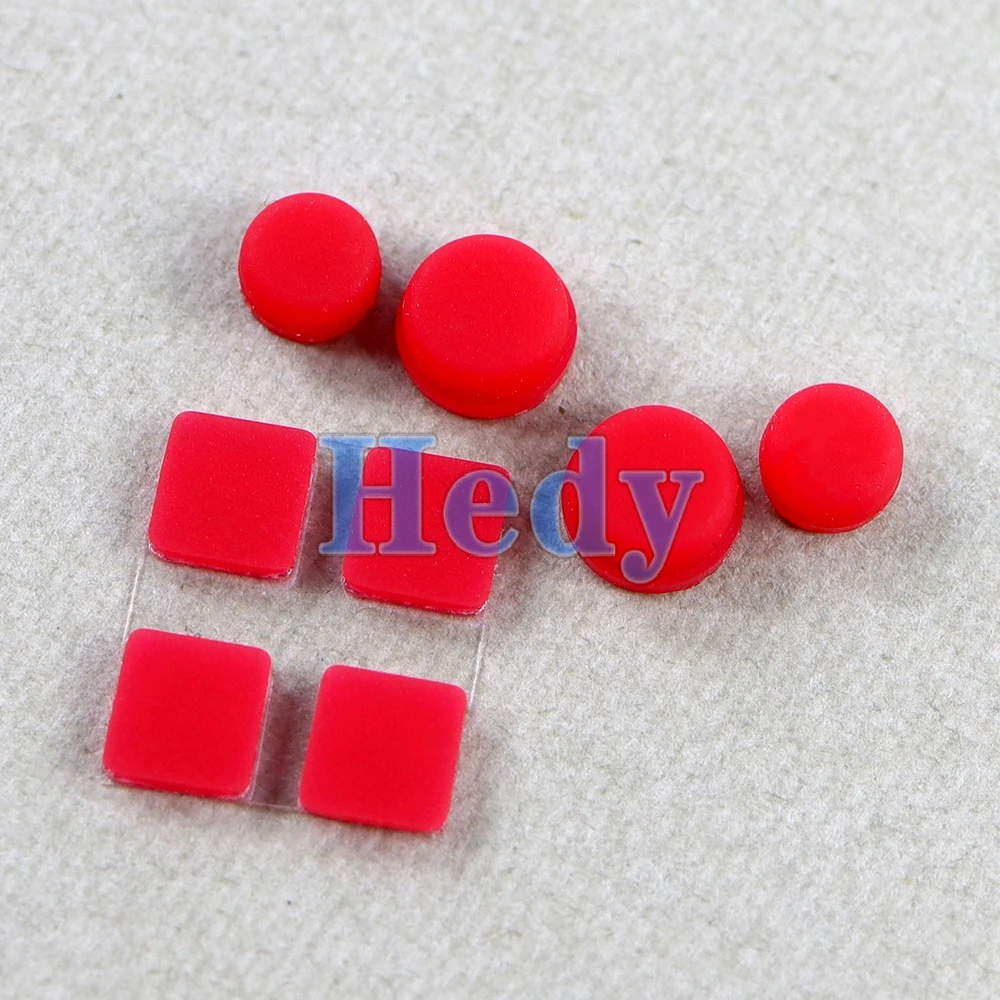 2sets Neue Obere und Untere Schraube Gummi Füße Abdeckung Für 3DSLL/3DS XL Schraube Staub Stecker Abdeckung gummi Stecker