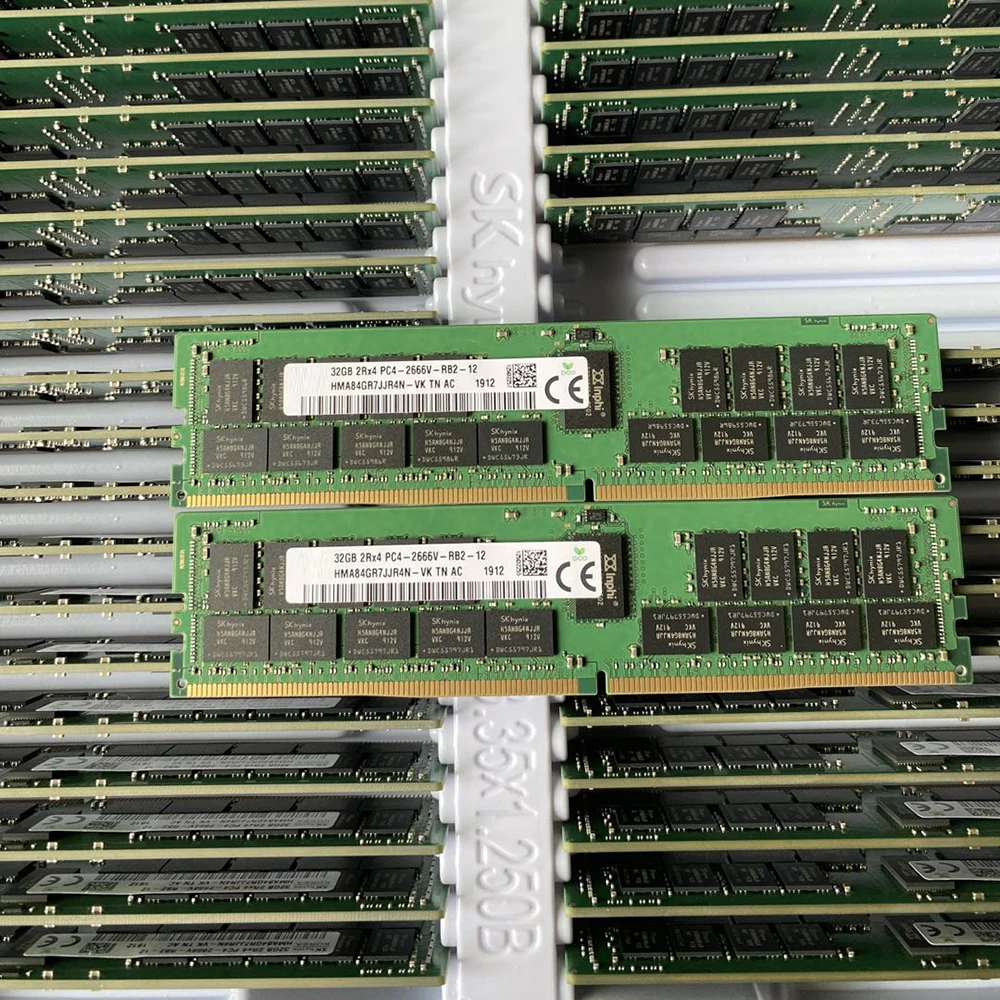 1 PCS HMA84GR7JJR4N-VK 32G 2RX4 PC4-2666V REG For SKhynix Server RAM