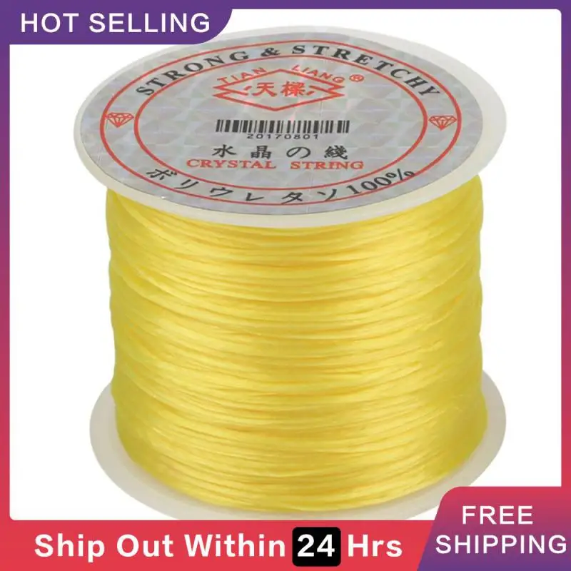 

Fishing Line Elastic Force Elegant Appearance 0.5mm Crystal Wire Jewelry And Accessories Buddha Beads Elastic Line Elastic 0.5mm