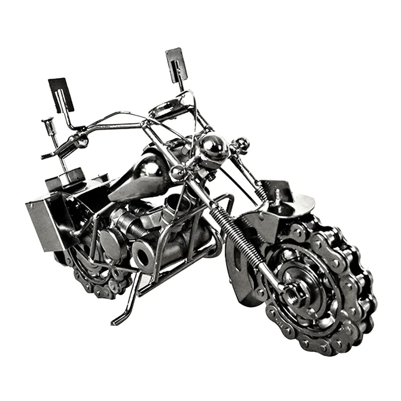 

ZZ-Motorcycle Gifts For Men Unique,Birthday Gifts For Men & Women Riders, Vintage Office Decor,Scrap Metal Motorcycle Art Durabl