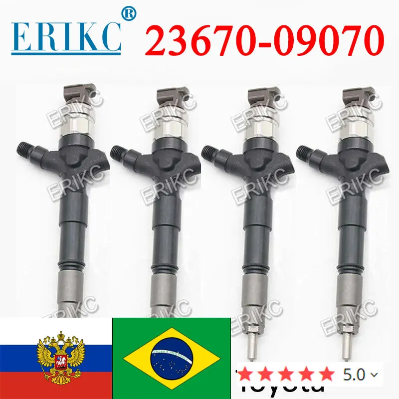 

4PCS 23670-09070 Diesel Fuel Injector Nozzle Assy 23670 09070 for DENSO Toyota Hilux Hiace 2367009070