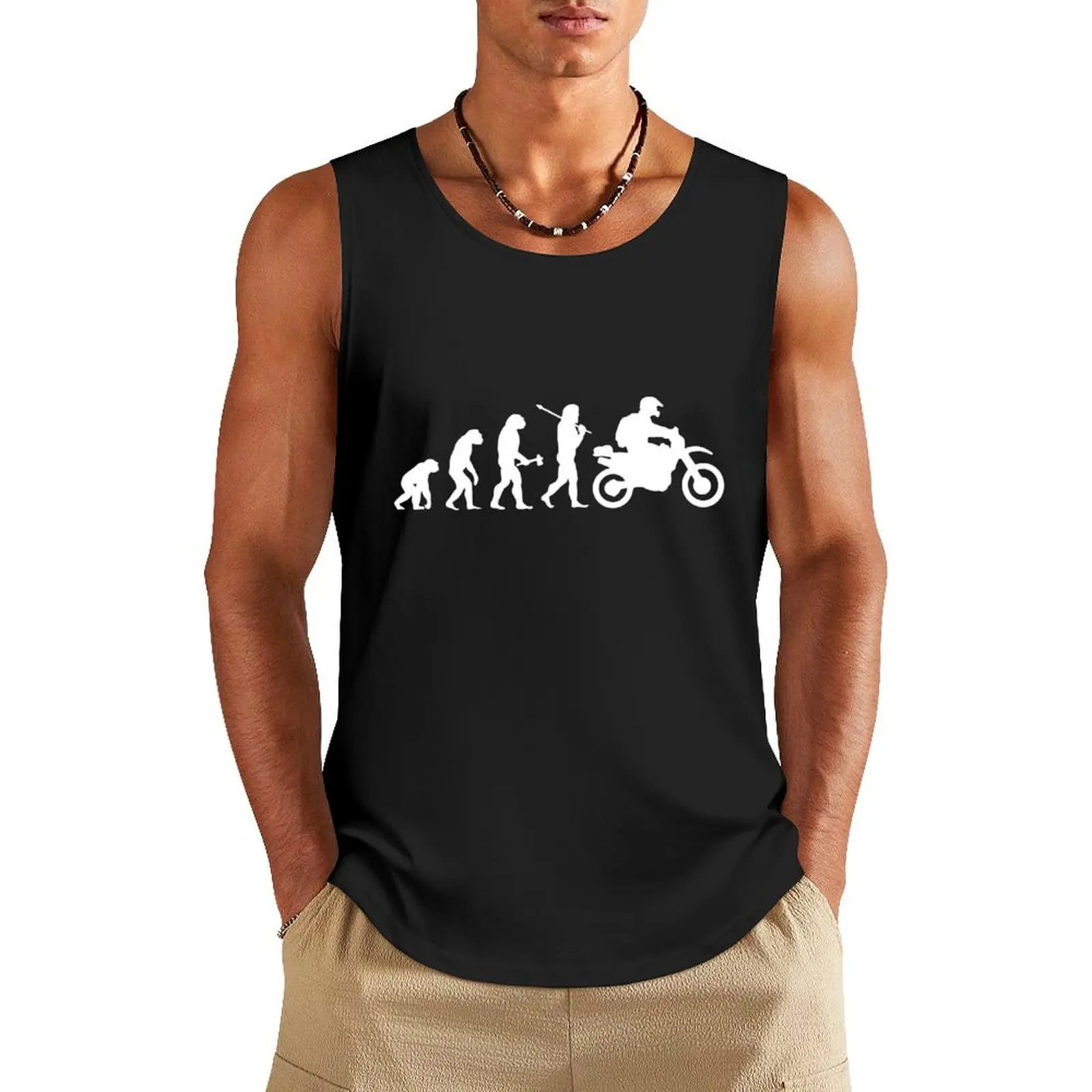 

Enduro Adventure Dual Sport Motorcycle Rider Evolution Tank Top Short sleeve t-shirts for Men's gym Men's clothes luxury style