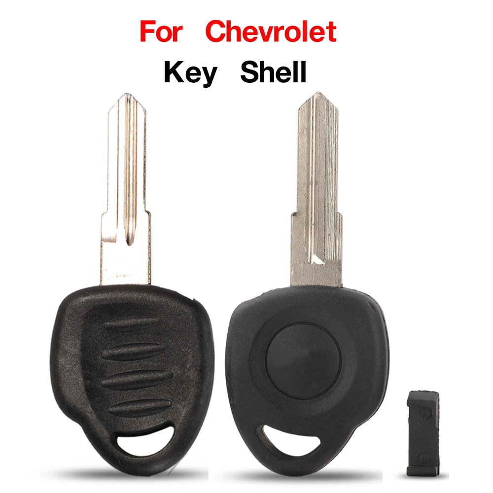 

jingyuqin 10PCS Replacement Car Key Shell For Chevrolet Cruze Epica Lova Camaro Impala Car Entry Keys Transponder Chip key Case