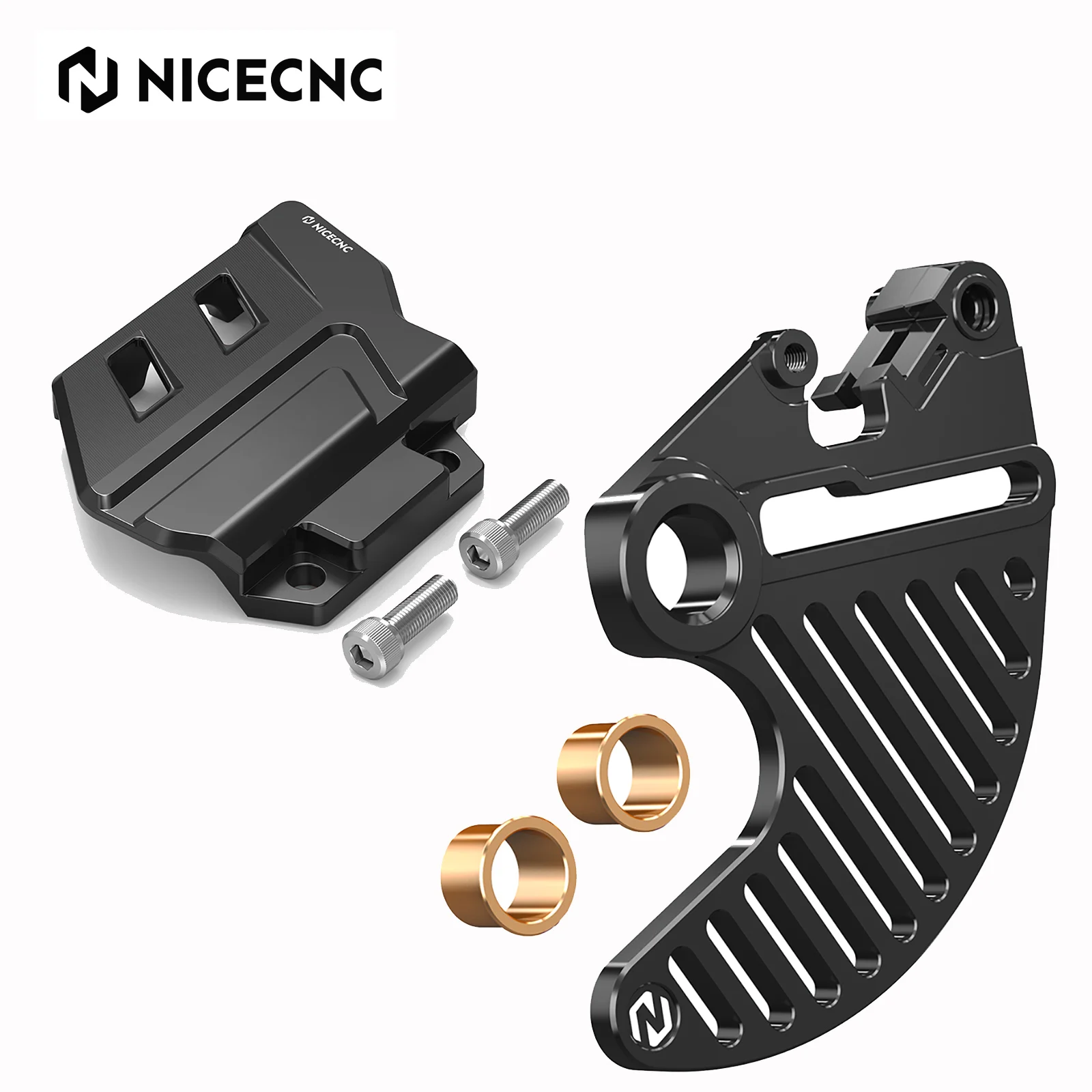 NICECNC Für Stark Varg EX MX 2024-2025 Elektrisches Motorrad Hinterer Bremsscheibenschutz & Hinterer Hauptbremszylinder-Schutz aus Aluminium – Detail 13