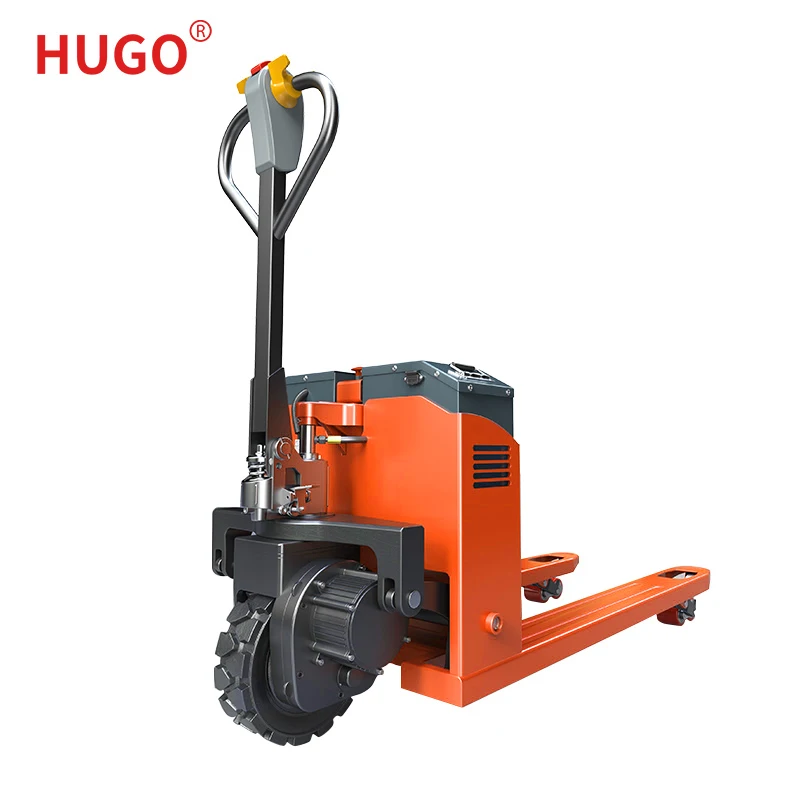 off road pallet jack forklift full electric power rough terrain pallet truck