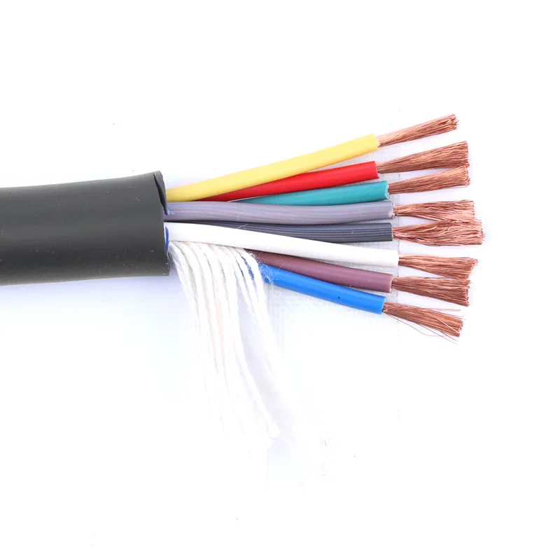 4-Channel 4~6~8-Core Bare Copper Conductor Rubber Jacketed High Quality Performance Speaker Cable for Personal Computer
