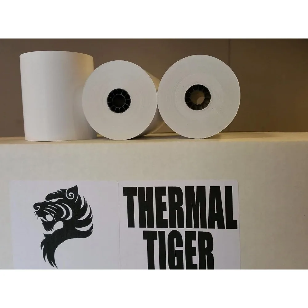 Paquet de 50 papiers de reçus thermiques écologiques, 3-1/8" x 230 pieds, 46 g/m2